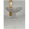 Image 2 : PEDESTAL ETCHED GLASS CANDY DISH