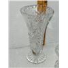 Image 2 : LOT OF 3 LEAD CRYSTAL VASES