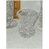 Image 3 : LOT OF 3 LEAD CRYSTAL VASES