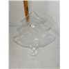 Image 1 : GLASS CHRISTMAS TREE SHAPED COOKIE PLATTER