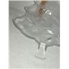 Image 2 : GLASS CHRISTMAS TREE SHAPED COOKIE PLATTER