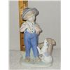 Image 2 : VINTAGE JAPAN BOY WITH DOG FIGURINE