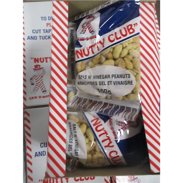 SALT & VINEGAR PEANUTS (12 BAGS X 100 G) - PER BOX