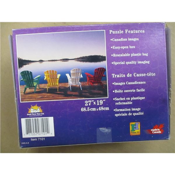 1000 PIECE "VIEW OF THE LAKE" PUZZLE