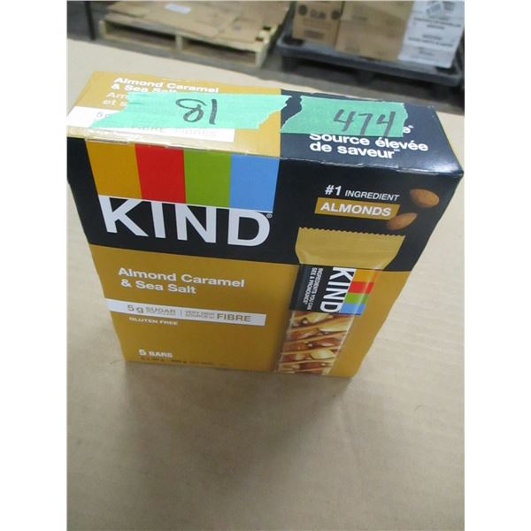KIND ALMOND CARAMEL SEA SALT BARS (5) - BOX