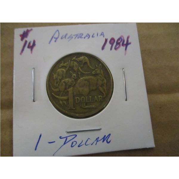 1984 AUSTRALIA SCARCE DATE ONE DOLLAR COIN