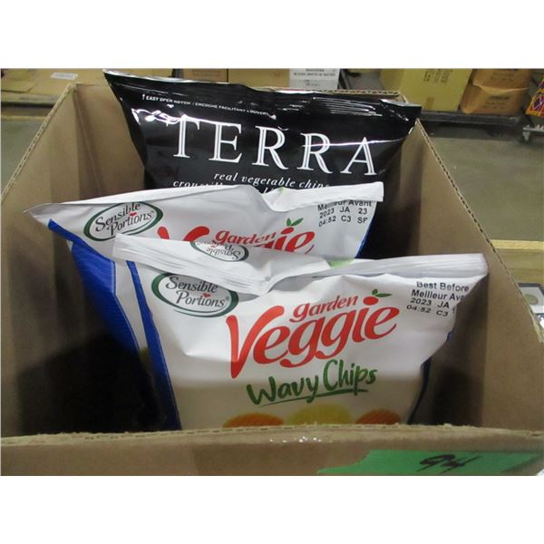VEGGIE WAVE CHIPS & SWEETS & BEETS CHIPS - 3 BAGS