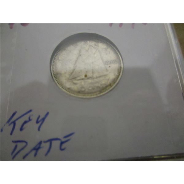 1948CANADA KING GEORGE VI SCARCE KEY DATE DIME