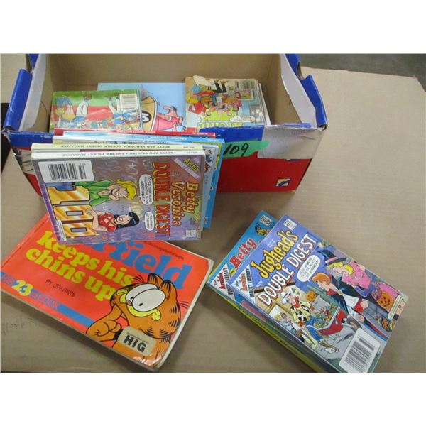 BOX C/W ASSORTED COLLECTOR COMICS