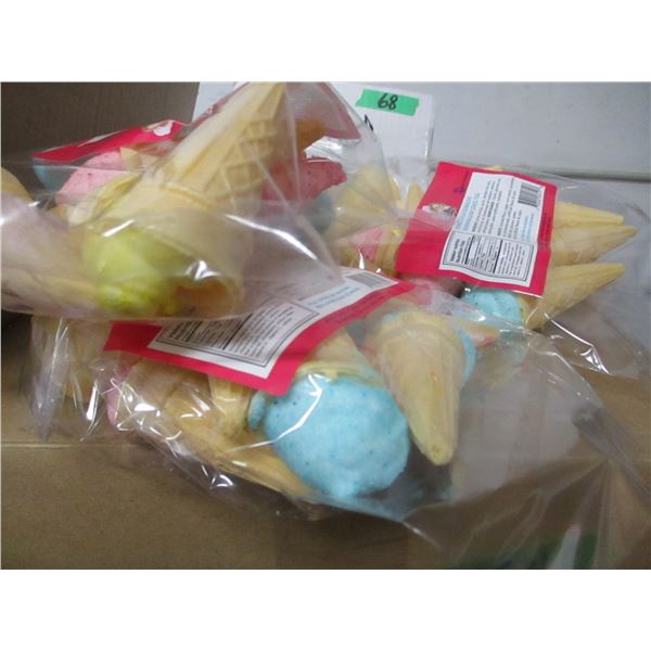 MARSHMALLOW CONES (6) - 2 BAGS