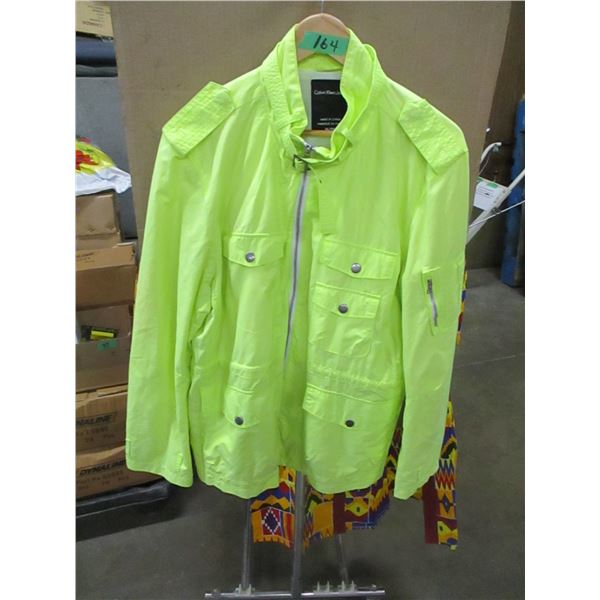 CALVIN KLEIN GREEN COAT (SIZE XL)