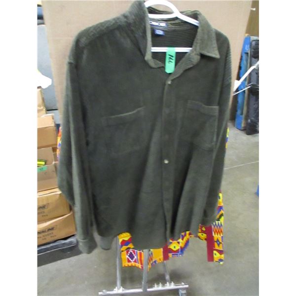 CHEROKEE GREY CORD SHIRT (SIZE XL)