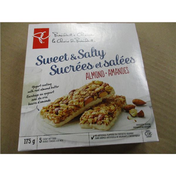 SHELF PULLS (AS IS):  NATURE VALLEY CHOCOLATE CARAMEL BARS (5) - BOX