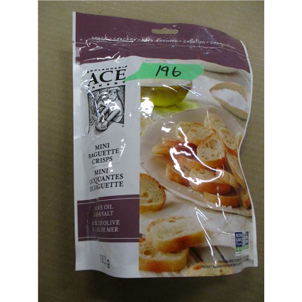 SHELF PULLS (AS IS):  MINI BAGUETTE CRISPS (180G) - BAG