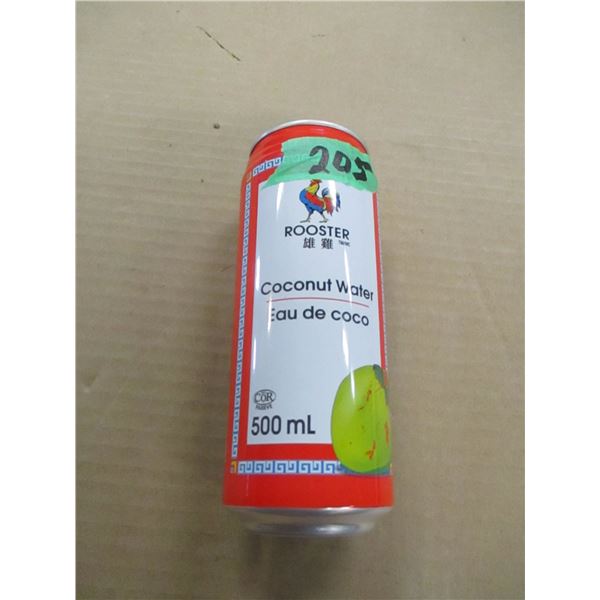 SHELF PULLS (AS IS):  ROOSTER COCONUT WATER (500 ML) - CAN