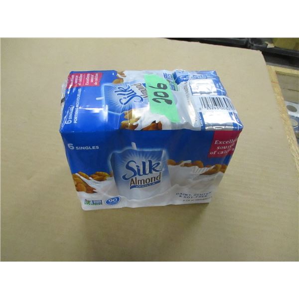 SHELF PULLS (AS IS):  SILK ALMOND DRINK (6) - PACKAGE
