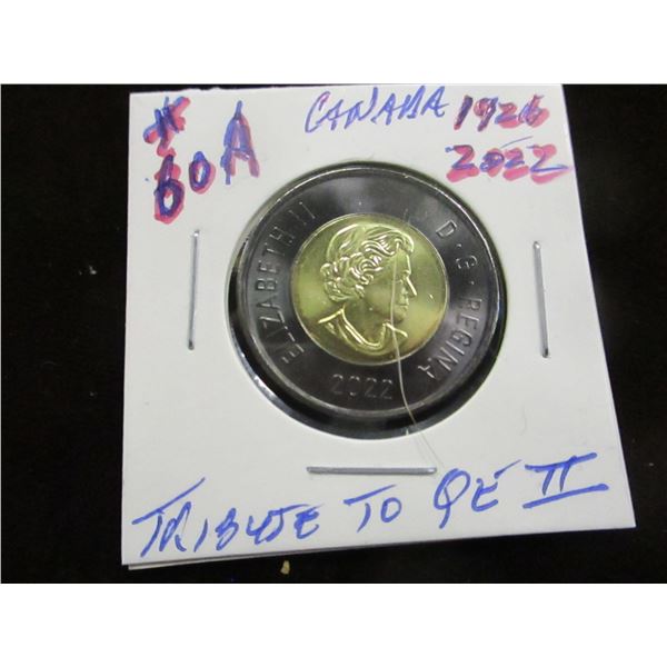 1926 - 2002 TRIBUTE TO QUEEN ELIZABETH II COIN