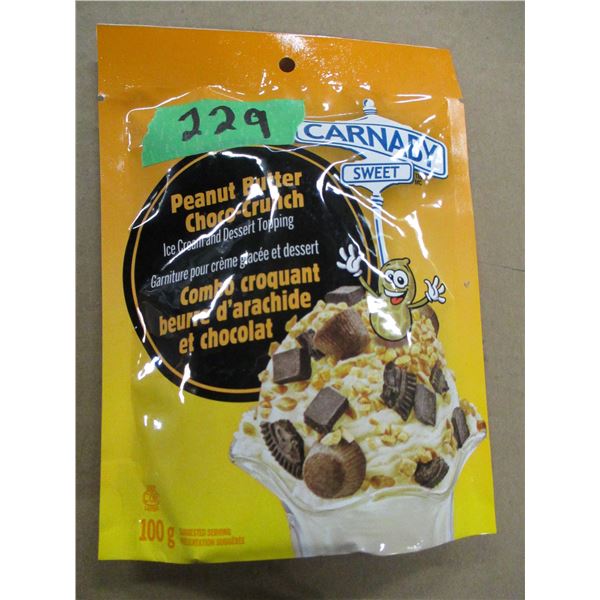 SHLEF PULLS (AS IS) PEANUT BUTTER & CHOCOLATE CRUNCH ICE CREAM