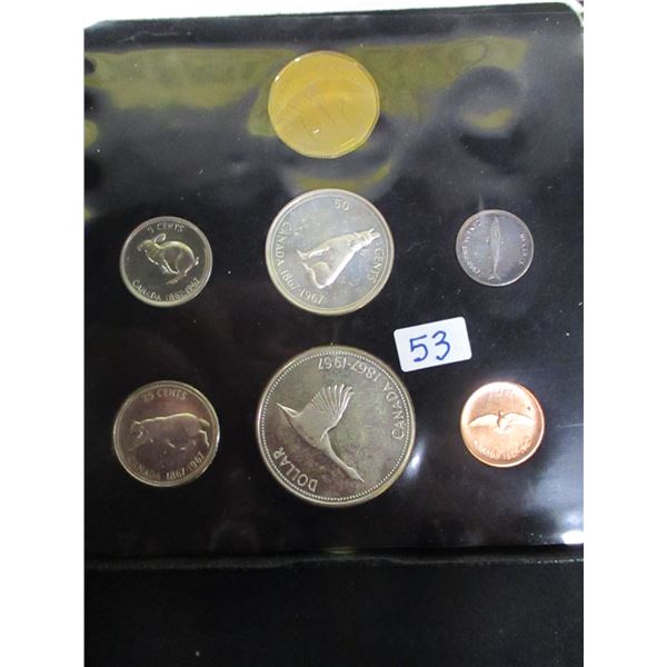 1967 CANADA MINT SET (2 DOLLARS)