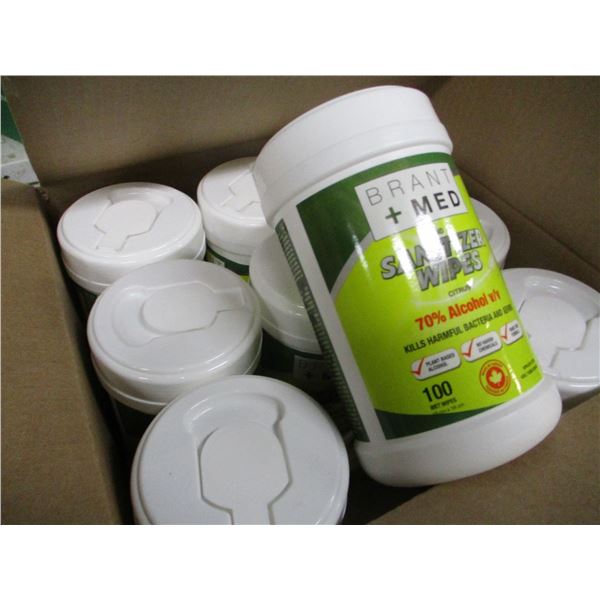 NEW:  BRENT MEDI WIPES (9 X 100 WIPES) - PER CASE