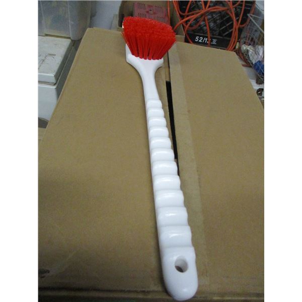 NEW:  HEAVY DUTY SCRUB BRUSH WITH 24" HANDLE