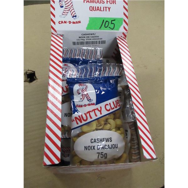 CASHEWS (12 X 75 G) - PER CASE