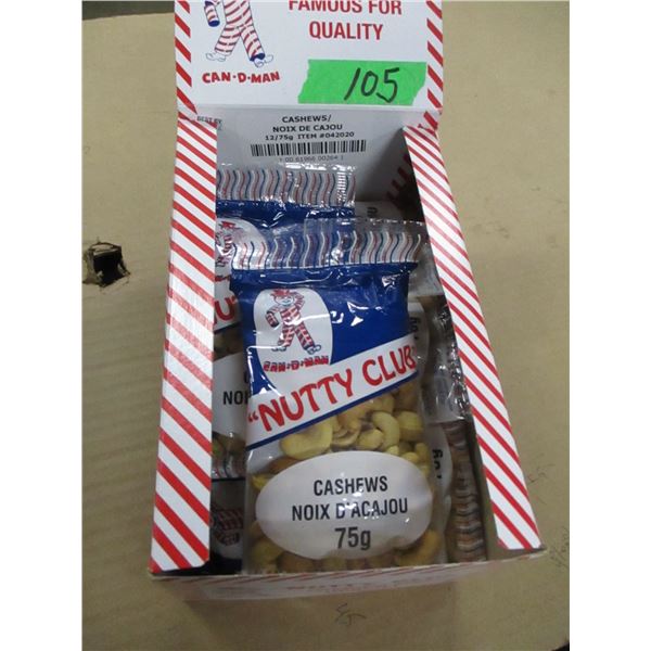 CASHEWS (12 X 75 G) - PER CASE