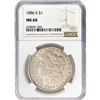 Image 1 : 1886-S Morgan Silver Dollar NGC MS60