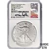 Image 1 : 2020(P) ASE Castle Signed NGC MS70 1st Day