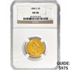 Image 1 : 1880-S $5 Gold Half Eagle NGC AU58