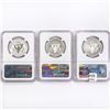 Image 2 : 2014 Set (3) Kennedy Half Dollar NGC PF HR