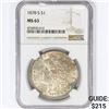 Image 1 : 1878-S Morgan Silver Dollar NGC MS63