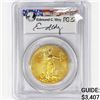 Image 1 : 2015 $50 1oz AGE Moy Signed PCGS MS70 1st Strike