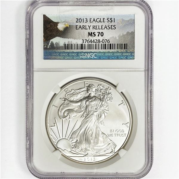 2013 American Silver Eagle NGC MS70