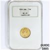 Image 1 : 1909 10K 4.48g Denmark Gold NGC MS65