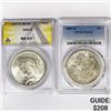 Image 1 : 1923 Peace $1, 1884-O Morgan $1 Set (2) MS