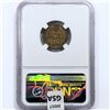 Image 2 : 1860 Indian Head Cent NGC MS61