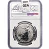 Image 2 : 2023 1oz G.B. S2Â£ NGC MS69 Q. Elizabeth II