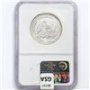 Image 2 : 1857 Seated Lib. 50C NGC Shipwreck SS Rep Bx Set