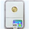 Image 2 : 2002 US 1/10oz Gold $5 Eagle NGC MS69