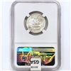 Image 2 : 1942-D Washington Silver Quarter NGC MS65