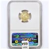 Image 2 : 2011 US 1/10oz Gold $5 Eagle NGC MS69 Early Releas