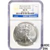 Image 1 : 2014 American 1oz Silver Eagle NGC MS70 Early Rele