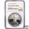 Image 1 : 1993 American 1oz Silver Eagle NGC PF69 Ultra CAM