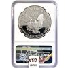 Image 2 : 1993 American 1oz Silver Eagle NGC PF69 Ultra CAM