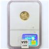 Image 2 : 2000 US 1/10oz Gold $5 Eagle NGC MS70