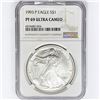 Image 1 : 1993 American 1oz Silver Eagle NGC PF69 UC