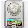 Image 2 : 1993 American 1oz Silver Eagle NGC PF69 UC