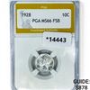 Image 1 : 1928 Mercury Silver Dime PGA MS66 FSB