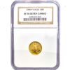 Image 1 : 1990 US 1/10oz Gold $5 Eagle NGC PF70 UC